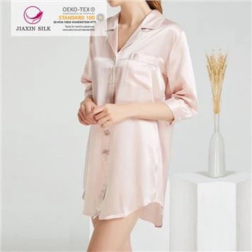 Polo Real Silk Pajama Váy dài tay 19mm